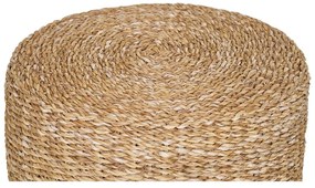 Pleciony puf w naturalnym kolorze Rivera – House Nordic