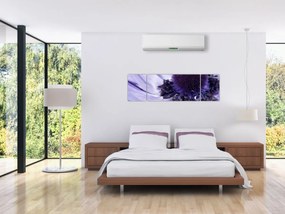 Obraz - Fioletowy kwiat (170x50 cm)