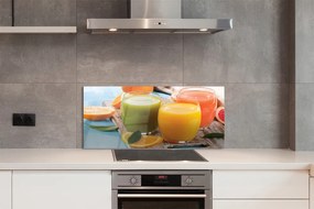 Szklany Panel Koktajle kolorowe szklanki