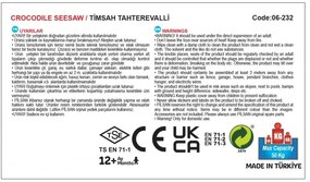 Woopie bujak wieloosobowy krokodyl huśtawka równoważna