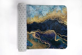 Antypoślizgowy dywanik łazienkowy Antypoślizgowy dywanik łazienkowy Niebieski Marmur