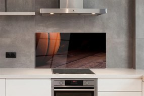 Szkło do Kuchni na Ścianę Piłka do Koszykówki na Parkiecie