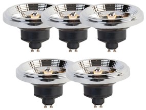 Zestaw 5 żarówek LED GU10 3-stopniowy ściemniacz Dim-to-Warm AR111 11W 620lm 2000-3000K
