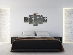 Obraz abstrakcji (125x70 cm)