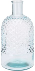 Wazon szklany butelka, z recyklingu, 23 cm