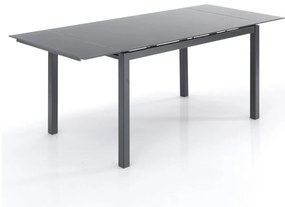 Rozkładany stół ze szklanym blatem 80x140 cm New Daily – Tomasucci