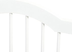 PawHut Drzwi Ochronne do Budy 3częściowe Składane Bezpieczeństwo w Domu i Ogrodzie Białe 1545x295x61 cm | Aosom PL