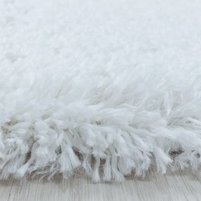 Biały okrągły dywan ø 120 cm Fluffy – Ayyildiz Carpets