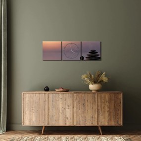 Obraz - Równowaga (z zegarem) (90x30 cm)