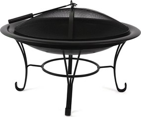 Palenisko ogrodowe "Brasero 2" - Ø 76 cm - Czarne