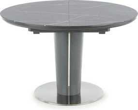 Stół rozkładany RICARDO 120(160)x120 szary marmur