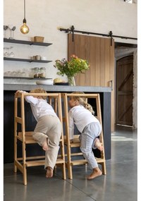 Pomocnik kuchenny dla dzieci z litego drewna bukowego w naturalnym kolorze Forrest – Vipack