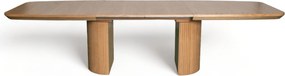 Stół rozkładany LINEA Dąb do Salonu Jadalni 200-300 x 110 x 76 cm, Owalny