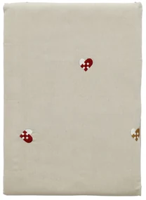 Bawełniany obrus ø 180 cm Hearts Embloidery – Södahl