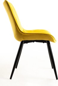 Zestaw 2 Krzese Lene Aksamitne