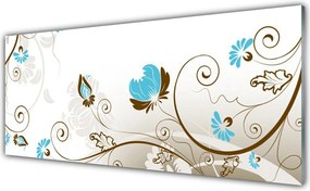 Panel Szklany Dynamiczna Kompozycja Linii