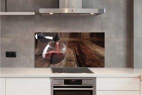 Szklany Panel Deski wino kieliszek