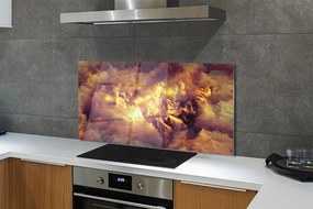 Panel szklany do Kuchni Nowoczesne Wzory Abstrakcyjne