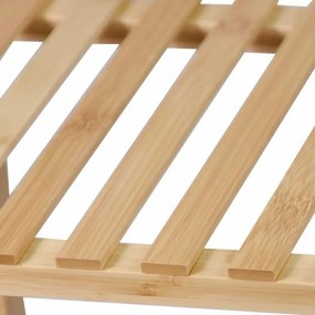 Bambusowy regał, 3 półki, 60 x 26 x 66 cm