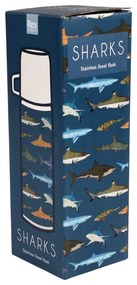 Niebieski termos dla dzieci 350 ml Sharks – Rex London