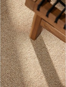 Wełniany dywan tkany ręcznie w naturalnym kolorze 200x290 cm Puristic Knots – Elle Decoration