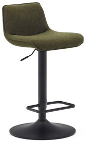 Ciemnozielone hokery zestaw 2 szt. 103 cm Zenda – Kave Home