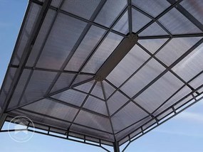 TOOLPORT Pawilon ogrodowy Hardtop Sunset Deluxe, 3x4m - (300161)