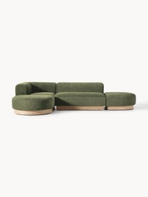 Narożna sofa modułowa Teddy-Bouclé Natalie