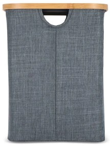 Kosz na pranie NOLVIO 50 L, niebieskoszary