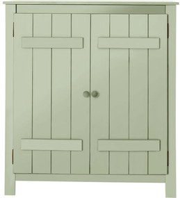 Jasnozielona szafka z litego drewna sosnowego 100x110 cm Bertram – Støraa