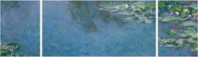 Obraz - Claude Monet, Water Lilies, reprodukcje (170x50 cm)