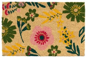 Wycieraczka z włókna kokosowego 40x60 cm Flora – Casa Selección