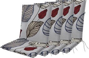 Doppler LIVING 5703 - set 4 szt. poduszek na krzesło z niskim oparciem