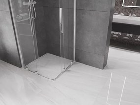 Mexen Velar Duo kabina prysznicowa rozsuwana 90 x 90 cm, transparent, chrom - 871-090-090-02-01