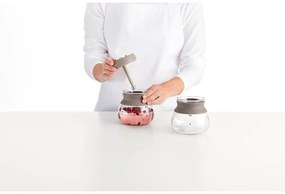 Jasnobrązowy szklany dzbanek do herbaty z sitkiem 500 ml – Lékué