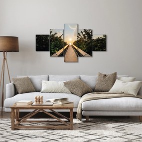 Obraz - droga do słońca (125x70 cm)