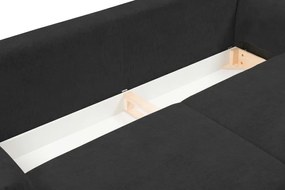 Sofa ADEL z funkcja spania i pojemnikiem CIEMNY GRAFIT OVER THE HORIZON 99