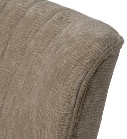 Beżowa sofa z tkaniny szenilowej 134 cm Glam – Ixia