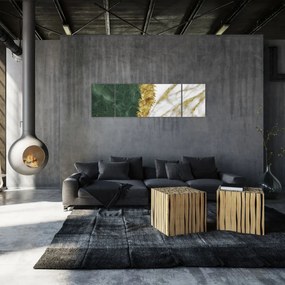 Obraz - Zielony marmur N⁰1 (170x50 cm)