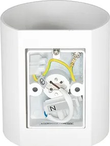 Nowoczesna lampa ścienna biała - Sabbio