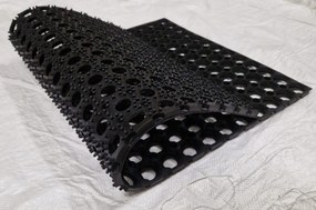 Wycieraczka 50x80cm Gumowa Plaster Miodu Wytrzymała Antypoślizgowa Ażurowa