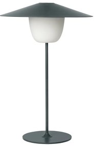 Ciemnoszara średnia lampa led Blomus Ani Lamp