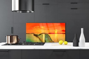 Panel Szklany Most Wiszący nad Zatoką