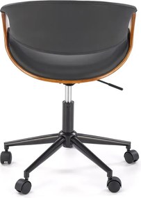 Obrotowe krzesło biurowe ze sklejki giętej Bilbo Halmar