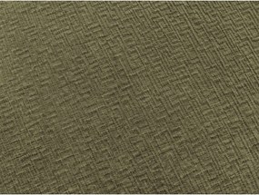 Zielona rozkładana sofa do spania z tkaniny szenilowej 220 cm Hugo – Bobochic Paris