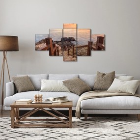 Obraz - Zejście ku morzu (125x70 cm)