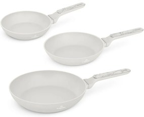 BerlingerHaus Zestaw patelni z powłoką tytanową Sahara Marble, 3 szt.