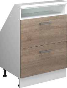 Szafka kuchenna na dach skośny sonoma 60x46x81.6 r-line