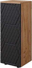 Szafka Midi antracyt o strukturze plastra miodu 30x30x81 irma