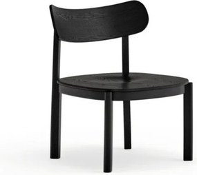 Czarny fotel w dekorze jesionu Nara – Teulat